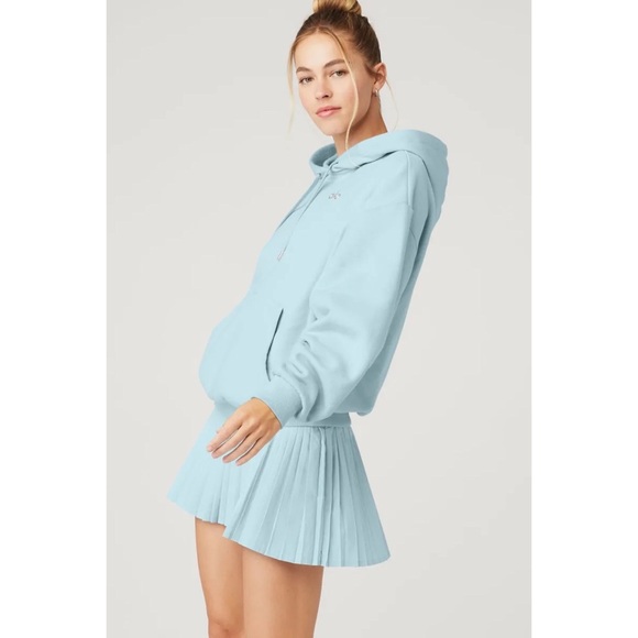 Alo Yoga Accolade Hoodie Chalk Blue XL - Picture 3 of 13